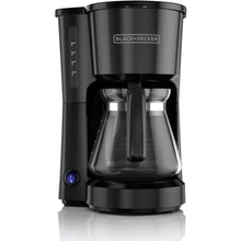 Load image into Gallery viewer, Black &amp; Decker 5-Cup Coffeemaker, Black - 5 Cup(s) - Multi-serve - Black - Glass Body