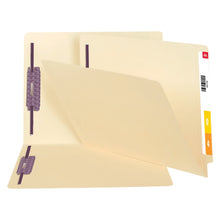 Load image into Gallery viewer, Smead End-Tab Fastener Folders With SafeSHIELD Coated Fasteners, 14 Pt., Letter Size, Box Of 50