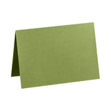 LUX Folded Cards, A9, 5 1/2in x 8 1/2in, Avocado Green, Pack Of 1,000