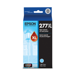 Epson 277XL Claria Light Cyan High-Yield Ink Cartridge, T277XL520