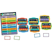 Load image into Gallery viewer, Carson-Dellosa Boho Birds Parts of Speech Bulletin Board Set, Multicolor, Grades 2-5