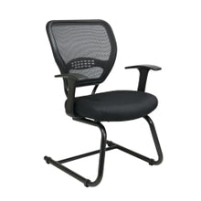 Load image into Gallery viewer, Office Star Space Seating 529 Series Deluxe Ergonomic Mesh Mid-Back Chair, Black