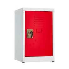 Load image into Gallery viewer, Alpine AdirOffice 1-Tier Steel Locker, 24inH x 15inW x 15inD, Red