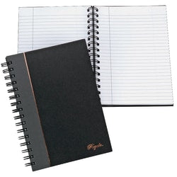 TOPS Royale Wirebound Notebook, 5 7/8in x 8 1/4in, Legal Ruled, 96 Sheets, Gray/Black