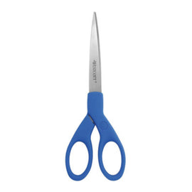 Westcott Preferred Line Stainless Steel Scissors, 7in Long, 2.5in Cut Length, Blue