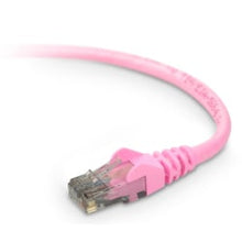 Load image into Gallery viewer, Belkin Cat.6 High Performance UTP Stranded Patch Cable - RJ-45 Male - RJ-45 Male - 15ft - Pink