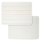 Charles Leonard Magnetic Dry Erase Board, 2-Sided Lined/Plain, Pack Of 4