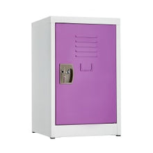 Load image into Gallery viewer, Alpine AdirOffice 1-Tier Steel Locker, 24inH x 15inW x 15inD, Purple
