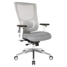 Load image into Gallery viewer, Office Star ProGrid Mesh Mid-Back Managers Chair, White/Jade