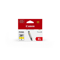 Canon CLI-281 ChromaLife 100+ Yellow High-Yield Ink Tank, 2036C001