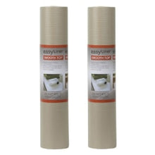 Load image into Gallery viewer, Duck Brand 281873 Smooth Top EasyLiner Non-Adhesive Shelf And Drawer Liner, 20in x 24ft, Taupe, Pack Of 2 Rolls