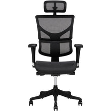 Load image into Gallery viewer, X-Chair X1 Ergonomic Mesh High-Back Task Chair With Headrest, Black