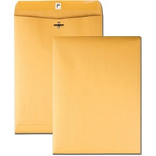 Load image into Gallery viewer, Business Source Kraft Envelopes - Clasp - #90 - 9in Width x 12in Length - 32 lb - Clasp - Kraft - 100 / Box - Brown Kraft