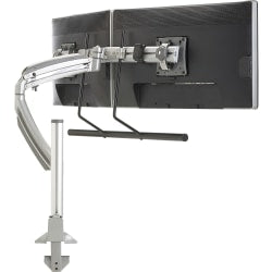 Chief KONTOUR K1C22HS Desk Mount for Flat Panel Display - Silver - Height Adjustable - 10in to 24in Screen Support - 18 lb Load Capacity - 75 x 75, 100 x 100 - VESA Mount Compatible - Aluminum