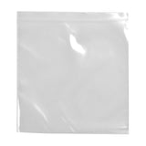 Clear Line Single-Track Seal-Top Poly Bags, 6in x 6in, Clear, 100 Bags Per Pack, Carton Of 10 Packs