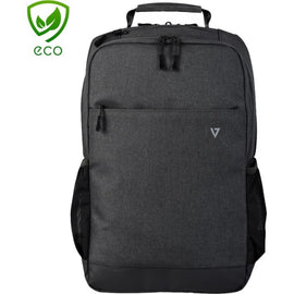 V7 Elite Carrying Case (Backpack) for 14in to 14.1in Notebook - Gray - Weather Resistant, Moisture Resistant - Fabric, Foam Body - Shoulder Strap, Trolley Strap