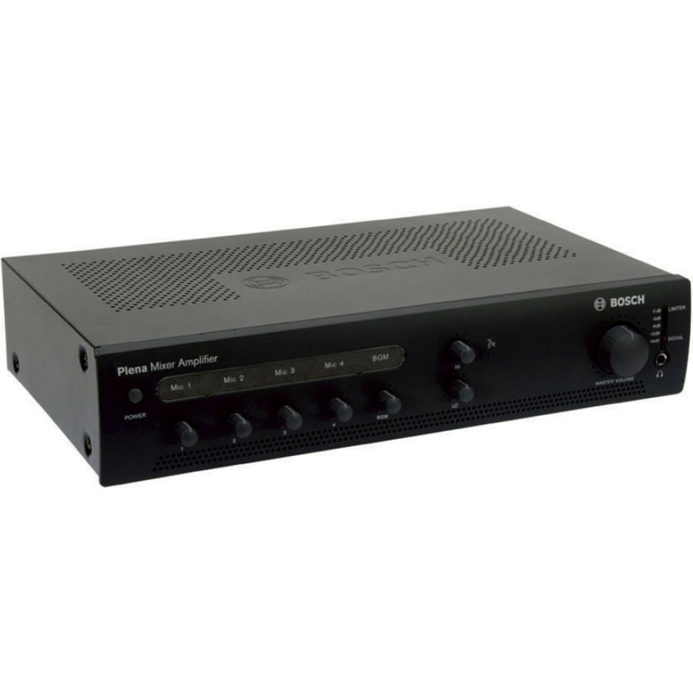 Bosch Plena PLE-1ME240-US Amplifier - 240 W RMS - 4 Channel - Charcoal - 60 Hz to 20 kHz - 800 W