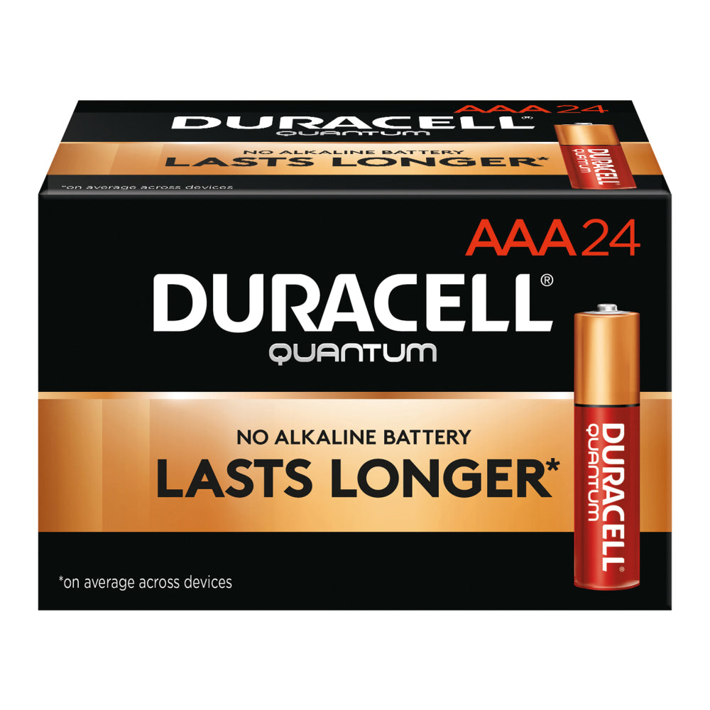 Duracell Quantum AAA Alkaline Batteries, Pack Of 24