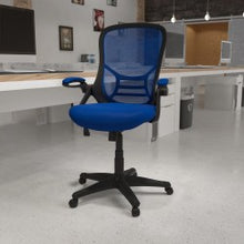 Load image into Gallery viewer, Flash Furniture Porter Ergonomic Mesh High-Back Office Chair, Blue