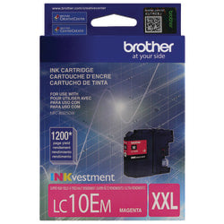 Brother LC10 Magenta High-Yield Ink Cartridge, LC10EM