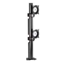 Load image into Gallery viewer, Chief KTC230 Dual Desk Clamp Flat Panel Mount - 701 lb - Black