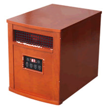 Load image into Gallery viewer, Comfort Glow Infrared Qtz Heater-Auburn Oak - Infrared - Electric - Electric - 750 W to 1500.52 W - 1000 Sq. ft. Coverage Area - 1500 W - 120 V AC - 12.50 A - Remote Control - Indoor - Portable - Oak