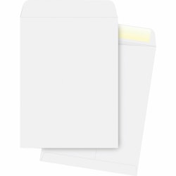 Business Source 28 lb. White Catalog Envelopes - Catalog - #13 1/2 - 10in Width x 13in Length - 28 lb - Gummed - Wove - 250 / Box - White