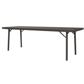 Cosco Folding Table, Rectangle, 30inH x 96inW, Brown