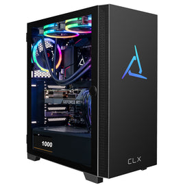 CLX SET Gaming Desktop PC, AMD Ryzen 9, 32GB Memory, 1TB Solid State Drive/4TB Hard Drive, Windows 11