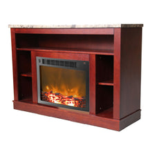 Load image into Gallery viewer, Cambridge Seville Fireplace Mantel with Electronic Fireplace Insert - Indoor - Freestanding