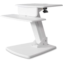 Load image into Gallery viewer, Kantek Desktop Sit-to-Stand Computer Workstation - 25 lb Load Capacity - 22in Height x 26.8in Width x 23.5in Depth - Desktop - White
