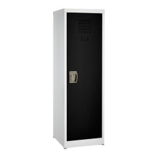 Load image into Gallery viewer, Alpine Kids&#39; 1-Tier Steel Locker, 48inH x 15inW x 15inD, Black