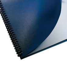 Load image into Gallery viewer, GBC Regency Round Corners Presentation Binding Covers, 8 3/4in x 11 1/4in, Black, Box Of 200