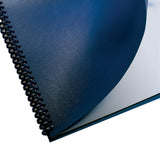 GBC Regency Round Corners Presentation Binding Covers, 8 3/4in x 11 1/4in, Black, Box Of 200