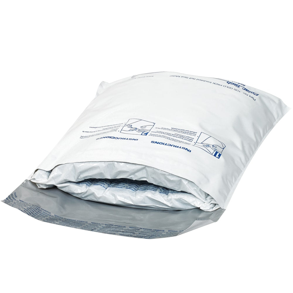 Office Depot Brand Cool Stuff Insulated Mailers, 9in x 11in, White, Case Of 18