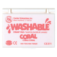Load image into Gallery viewer, Ready 2 Learn Washable Stamp Pad, Coral, Pack Of 6