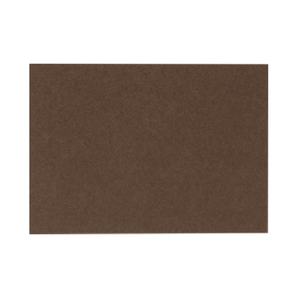 LUX Flat Cards, A7, 5 1/8in x 7in, Chocolate Brown, Pack Of 500