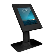 Load image into Gallery viewer, Mount-It! MI-3771B Secure iPad Countertop Stand, 18inH x 11-13/16inW x 7-13/16inD, Black