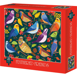 Willow Creek Press 500-Piece Puzzle, Feathered Friends