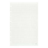 TUL Discbound Refill Pages, Junior Size, Graph Ruled, 300 Sheets, White