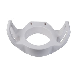DMI Standard Toilet Seat Riser With Arms, White