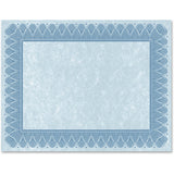 Geographics Traditional Award Certificates - 24 lb Basis Weight - 8.5in x 11in - Laser, Inkjet Compatible - Blue - 100 / Pack