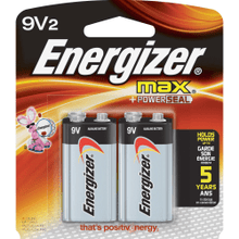 Load image into Gallery viewer, Energizer 9-Volt MAX Alkaline Batteries, 2-Packs - For Multipurpose - 9V - 595 mAh - 9 V DC - 96 / Carton