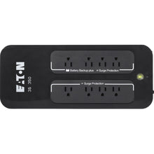 Load image into Gallery viewer, Eaton 3S UPS 350VA 200 Watt Battery Back Up 120V 8 Outlet Standby UPS NEMA 5-15P - Desktop, Mini-tower - 5 Minute Stand-by - 110 V AC Input - 132 V AC Output - 4 x NEMA 5-15R, 4 x NEMA 5-15R