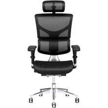Load image into Gallery viewer, X-Chair X2 Wide Ergonomic Mesh High-Back Task Chair With Headrest, Black