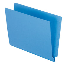 Load image into Gallery viewer, Pendaflex Color Straight-Cut End-Tab Folders, 8 1/2in x 11in, Letter Size, Blue, Pack Of 100