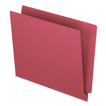 Load image into Gallery viewer, Pendaflex Color Straight-Cut End-Tab Folders, 8 1/2in x 11in, Letter Size, Red, Pack Of 100