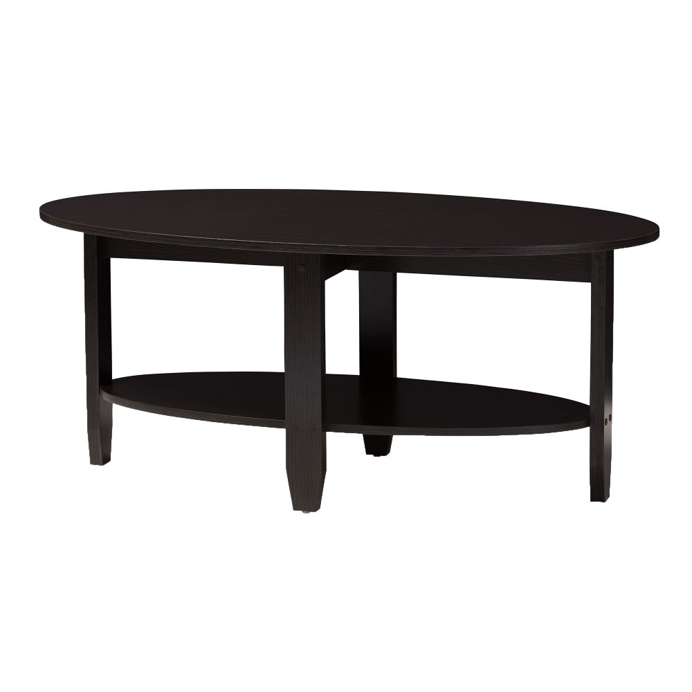 Baxton Studio Maline Coffee Table, Espresso