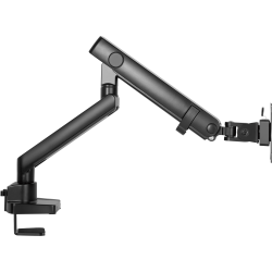 Amer Mounting Arm for Curved Screen Display, Flat Panel Display - Matte Black - 1 Display(s) Supported - 32in Screen Support - 17.64 lb Load Capacity - 75 x 75, 100 x 100 - Steel, Aluminum, Plastic