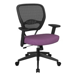 Office Star 55 Series Professional AirGrid Back Manager Office Chair, Purple